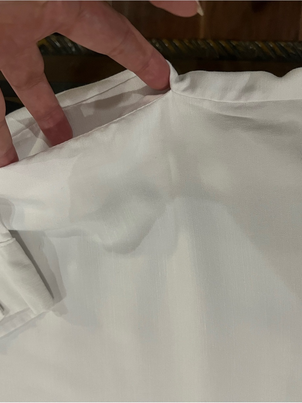 White Button-Down Shirt Dress - Picture 6 of 9